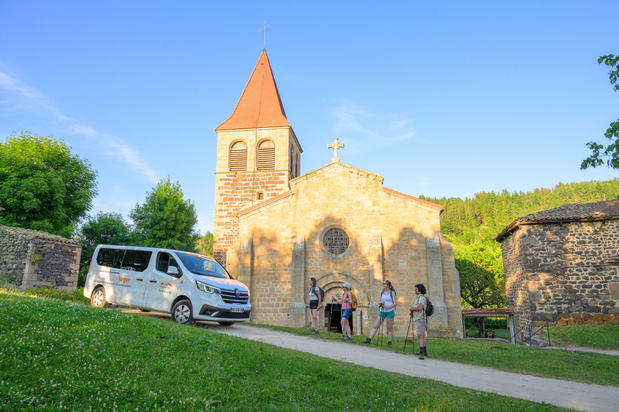 bannière Shuttles on the Compostela route