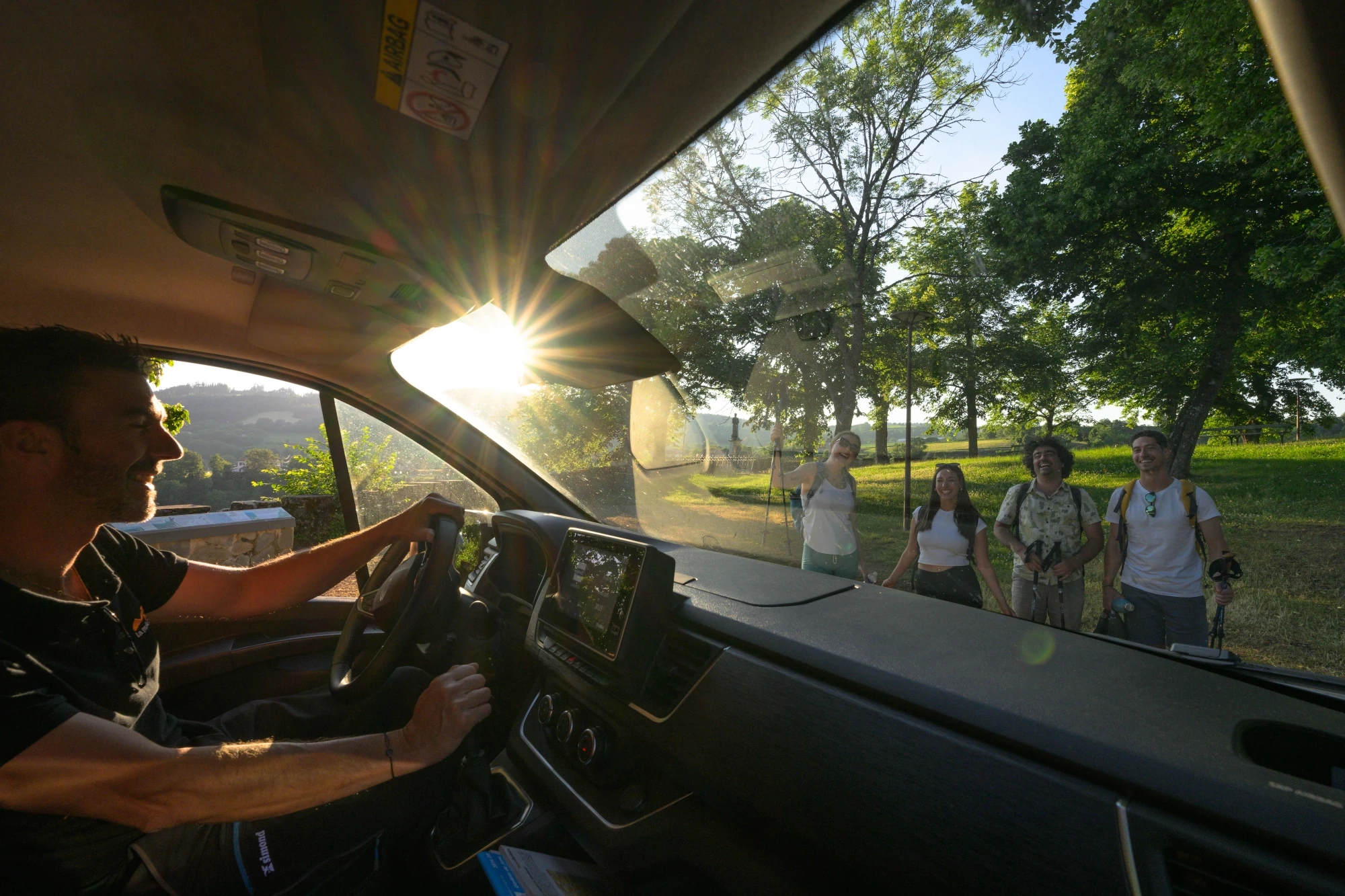 bannière Shuttles on the Stevenson trail