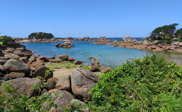 Côte de granit rose - plage du Portuais 