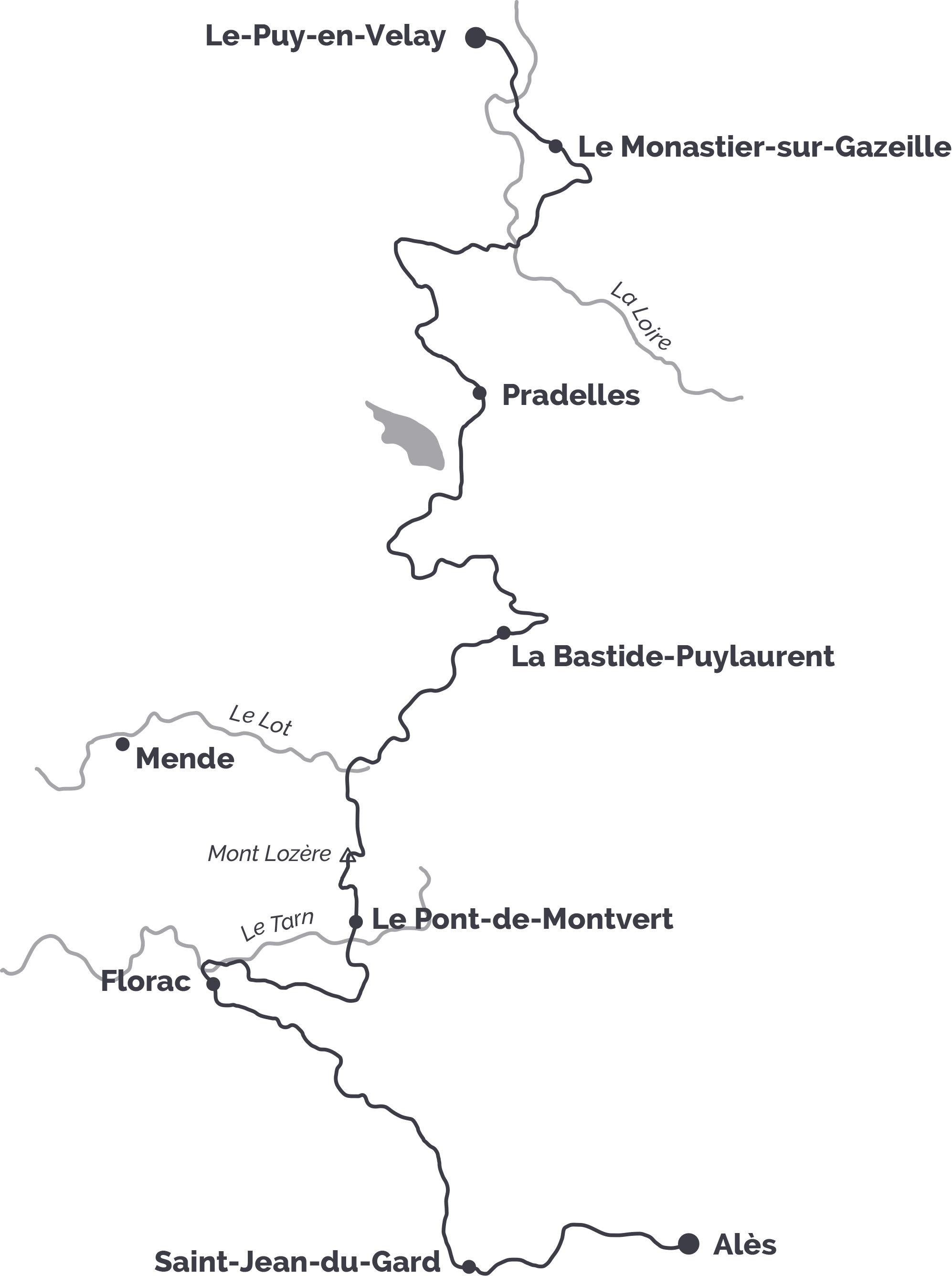 Le chemin de sales stevenson en vtt